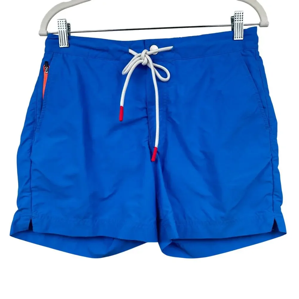 Spoke Men's Swim Trunks Shorts Mesh Lined Cobalt Blue Men's 31 Build A Beach